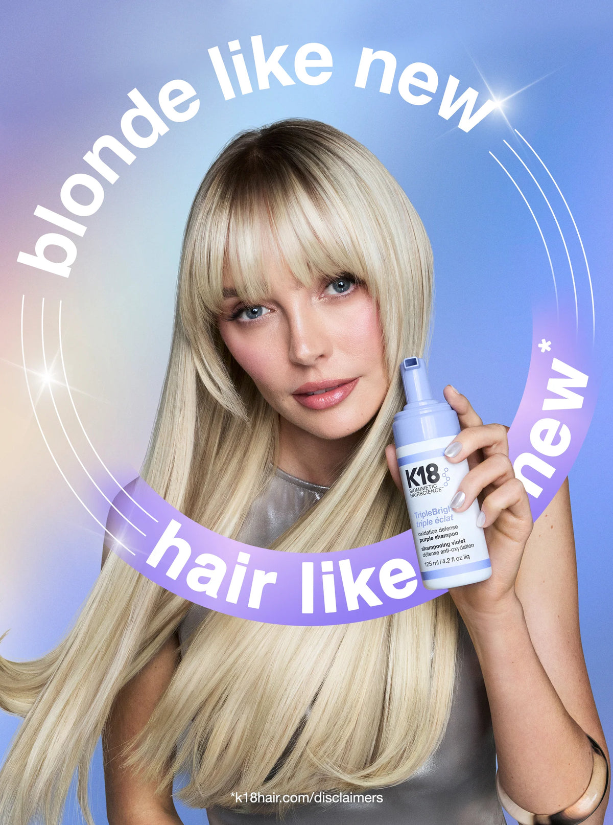 TripleBright oxidation defense purple shampoo